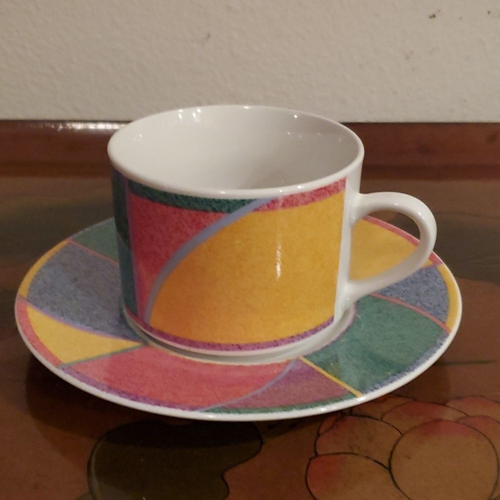 Misono Rhythm 8723 Cup and Saucer Set VINTAGE
